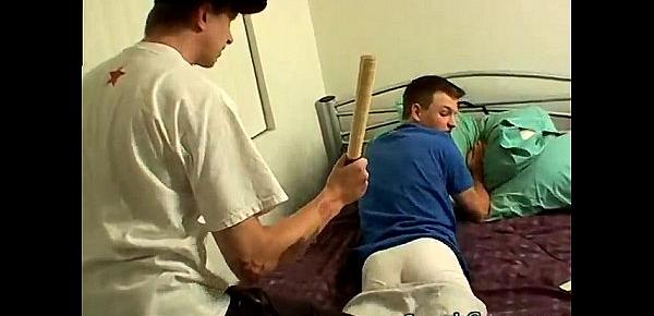  Young boy spanking red bum movies gay Peachy Butt Gets Spanked